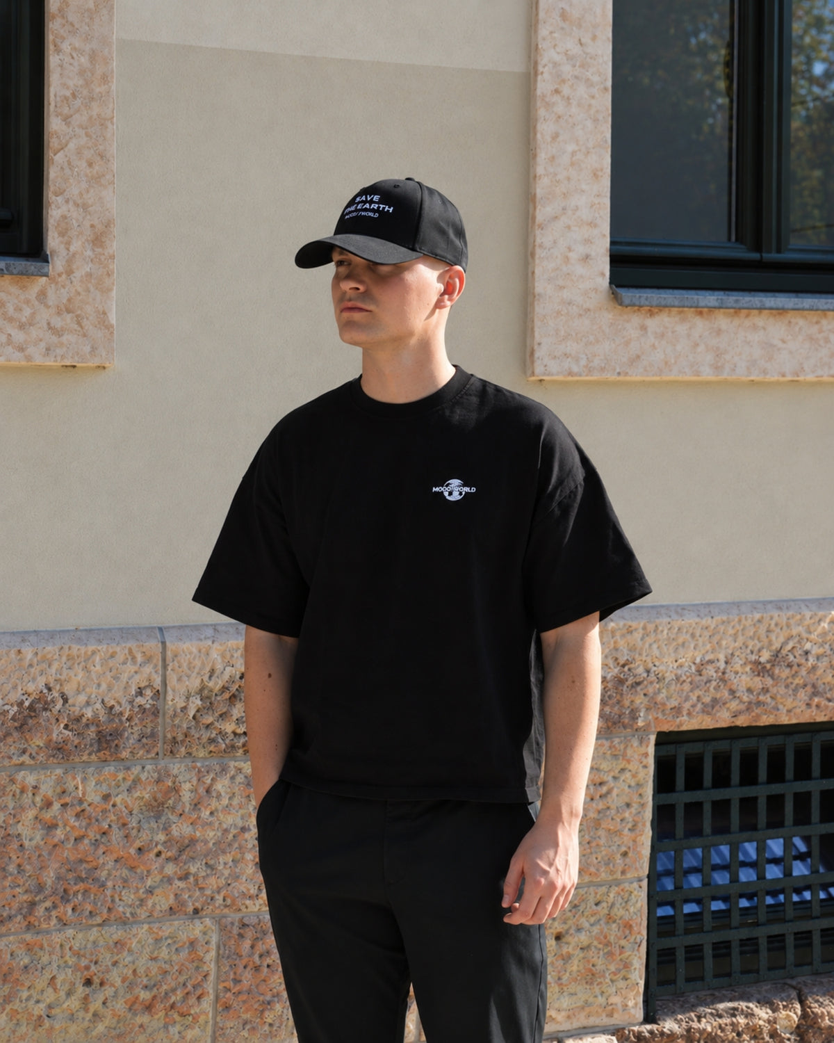 MW//E 'LOGO' - Organic Oversize Boxy Shirt