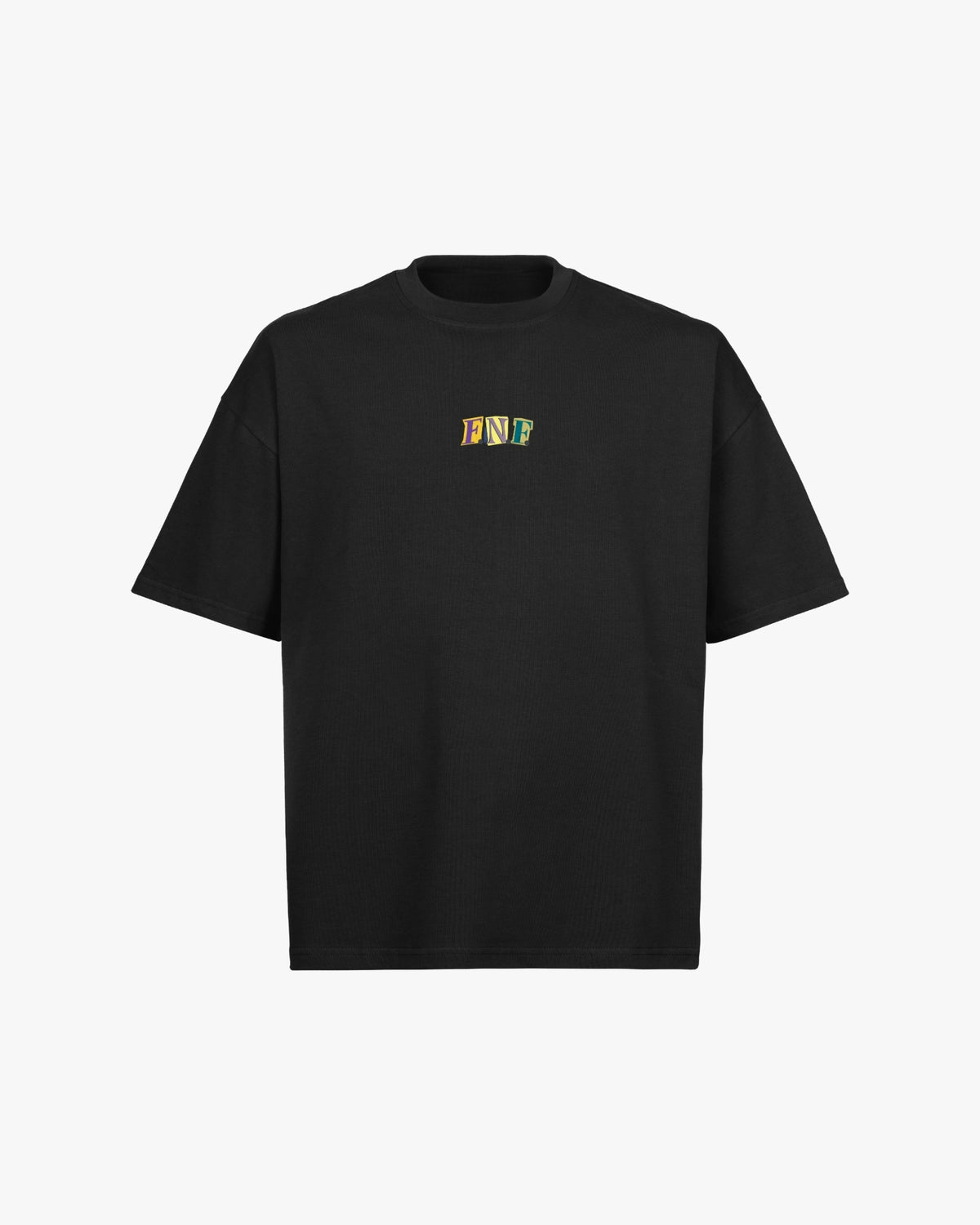 'FRIENDS NOT FOOD Letters' - Organic Oversize Shirt