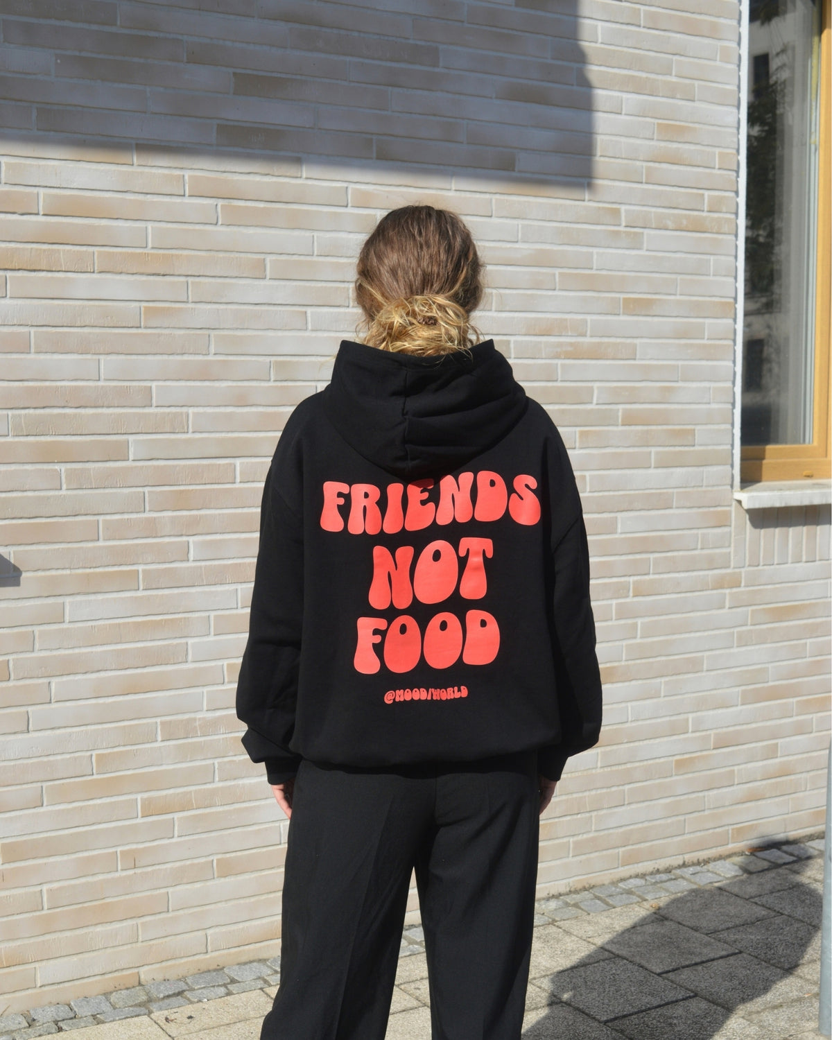 'FRIENDS NOT FOOD Wave' - Oversize Hoodie