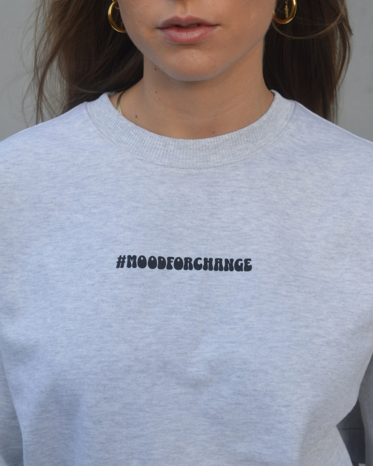 'FRIENDS NOT FOOD Wave' - Organic Oversize Sweatshirt