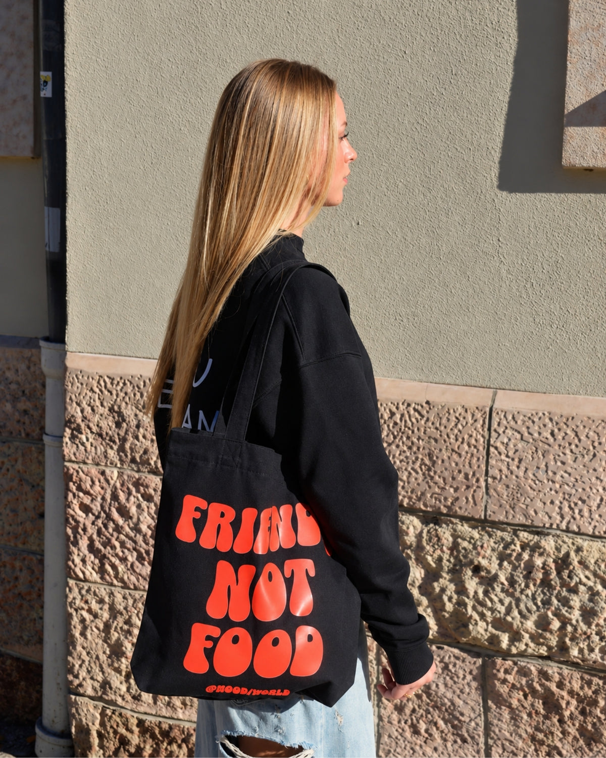 'FRIENDS NOT FOOD Wave' - Organic Tote-Bag