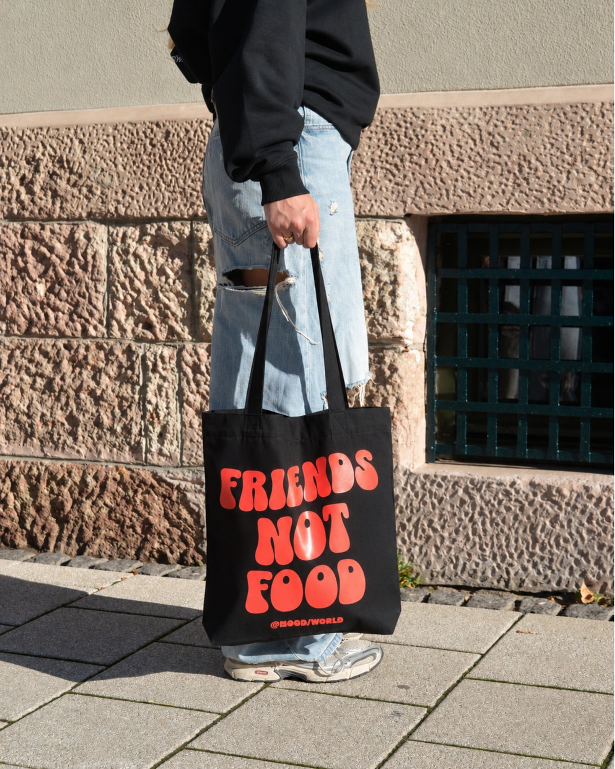 'FRIENDS NOT FOOD Wave' - Organic Tote-Bag