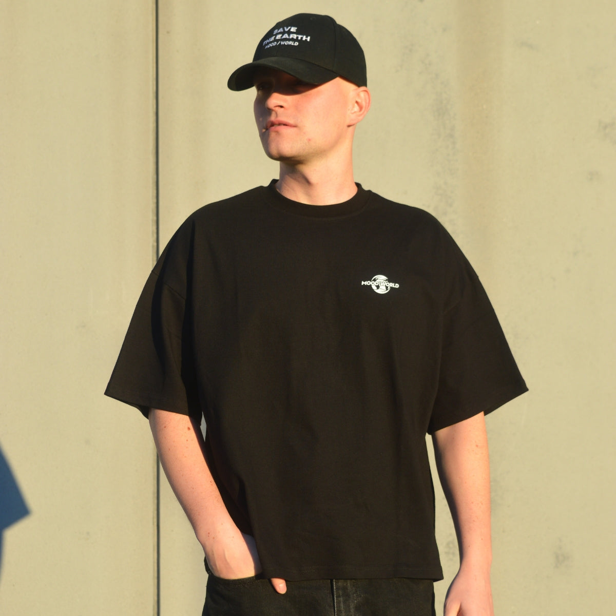 MW//E 'LOGO' - Organic Oversize Boxy Shirt