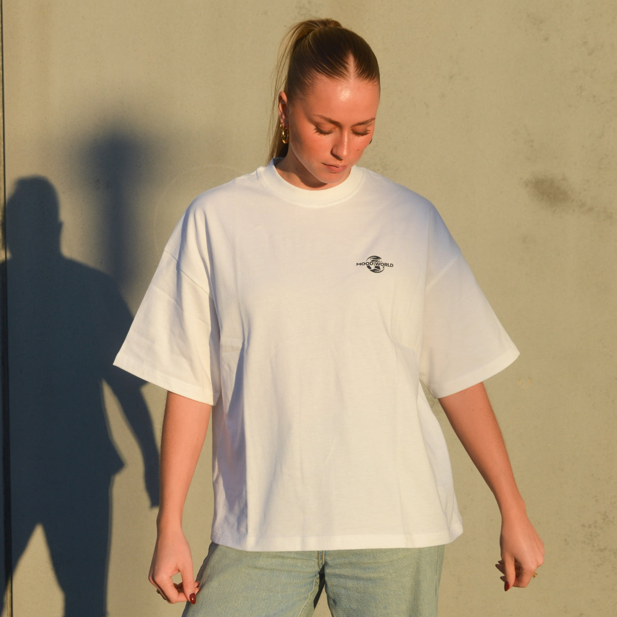 MW//E 'LOGO' - Organic Oversize Boxy Shirt