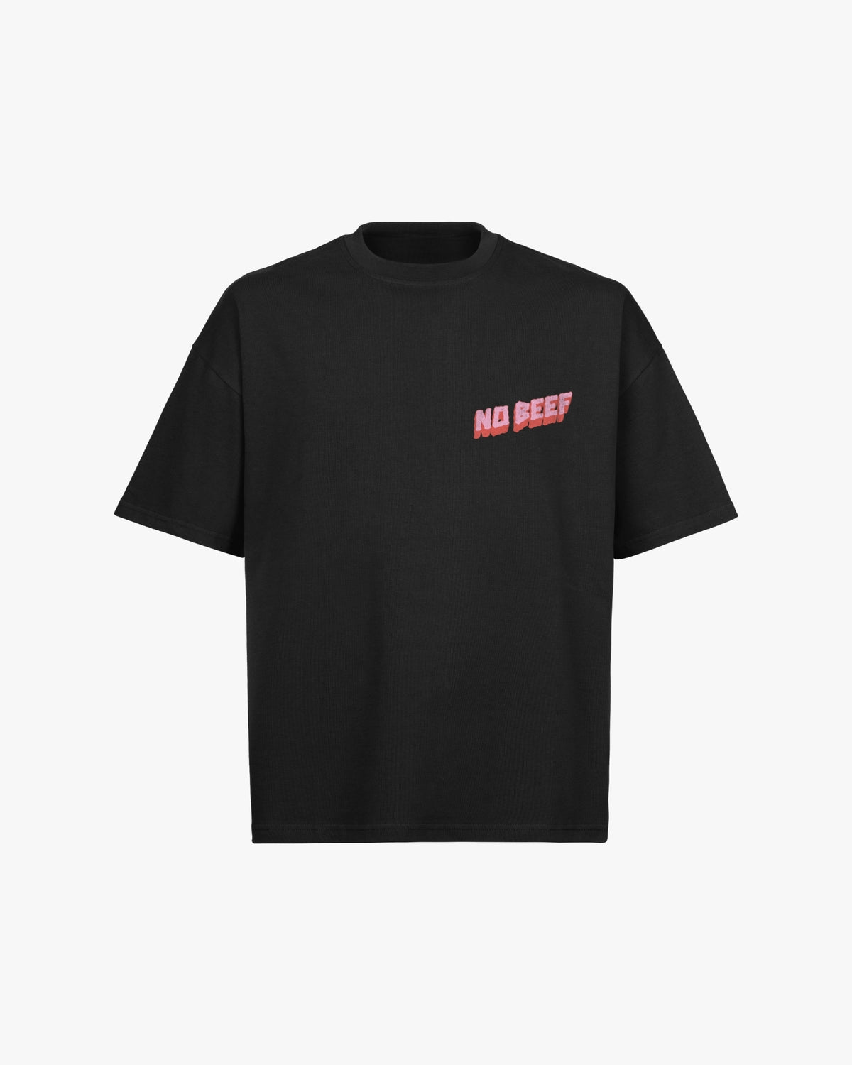 'NO BEEF' - Organic Oversize Shirt