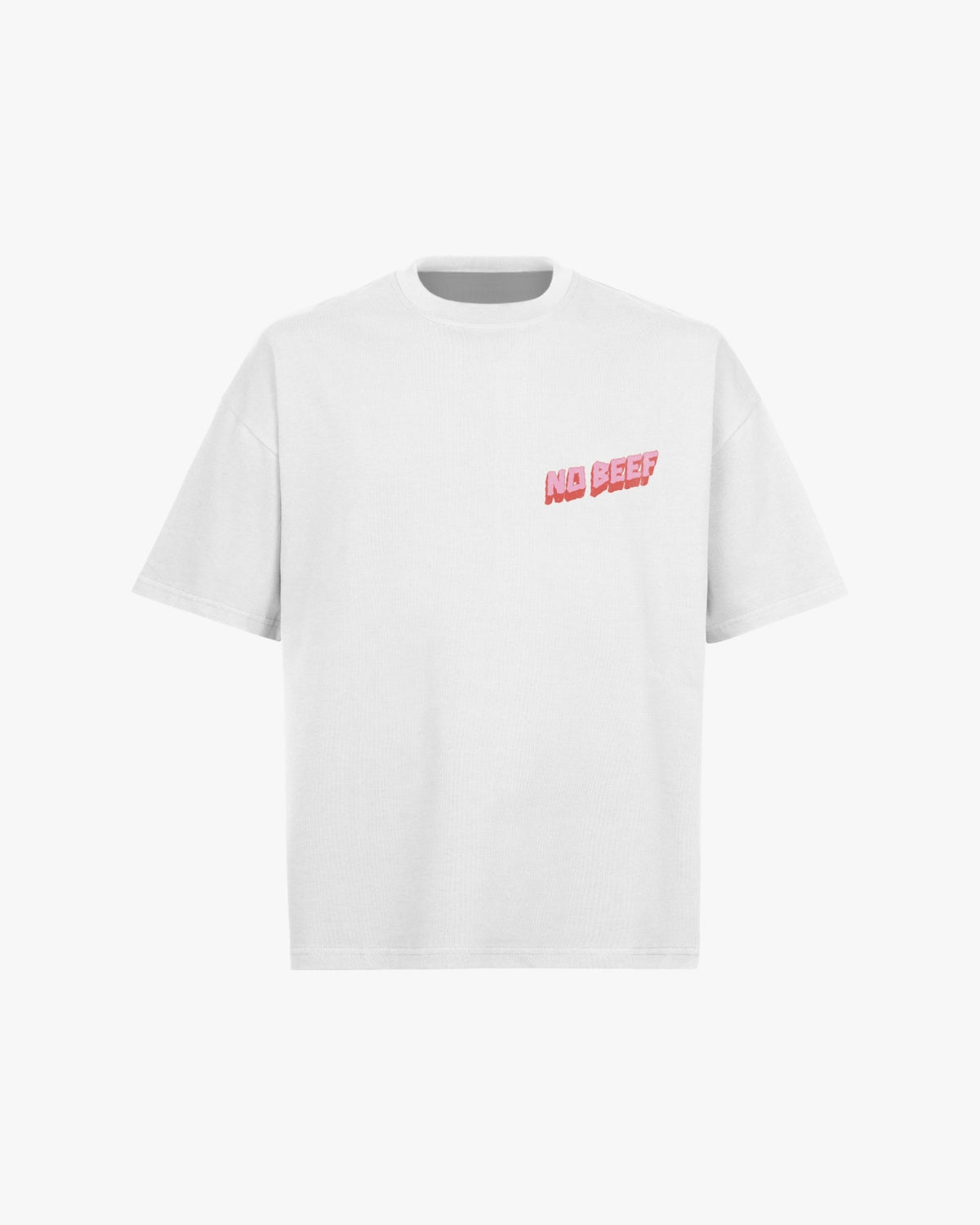'NO BEEF' - Organic Oversize Shirt