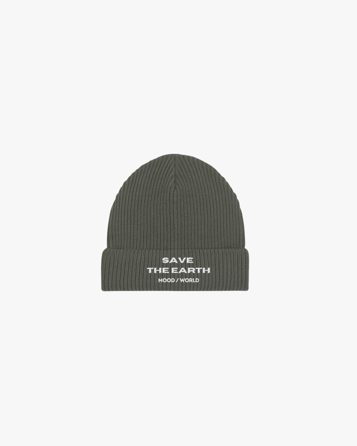 'SAVE THE EARTH' - Organic Fisherman Beanie