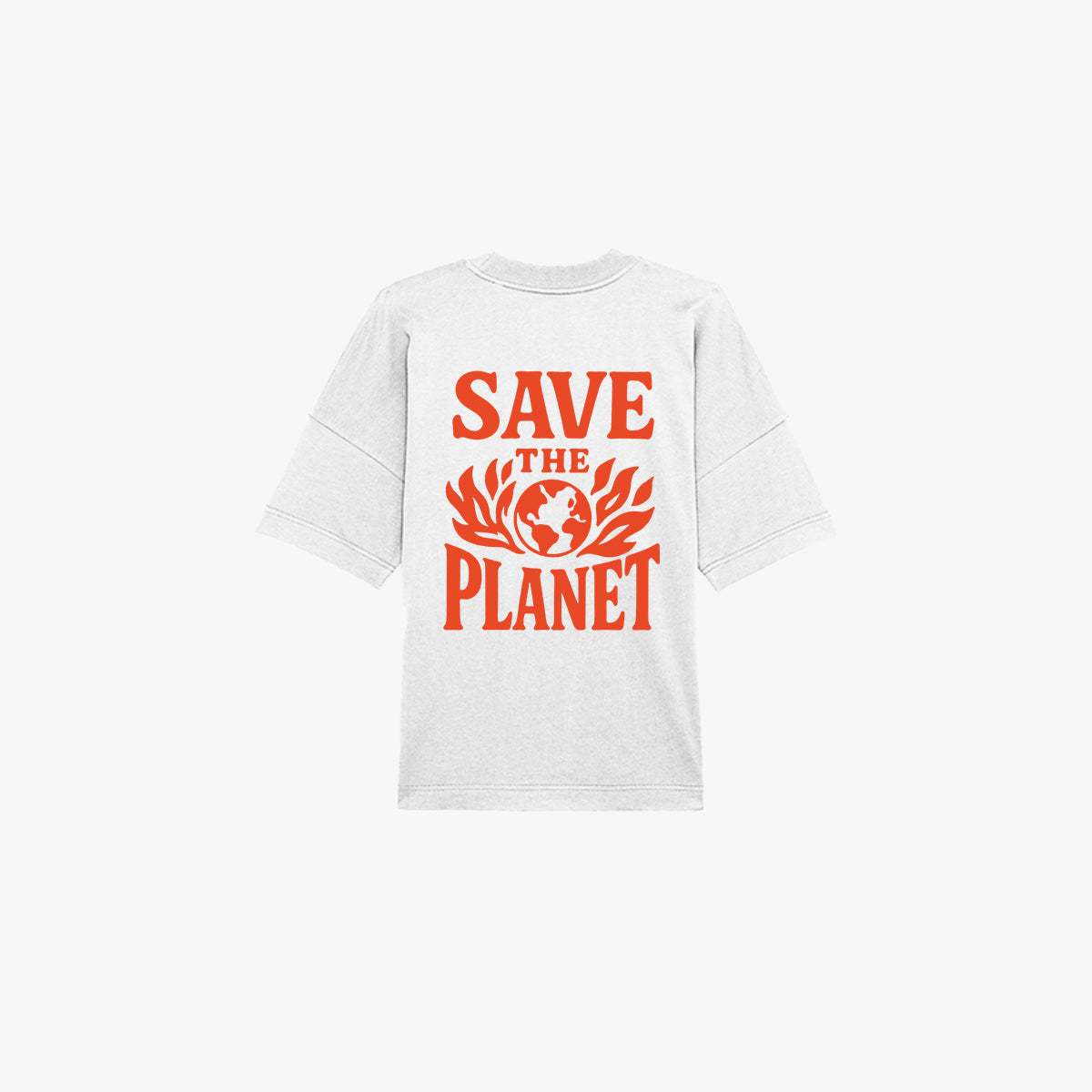 'SAVE THE PLANET 25' - Organic Oversize Shirt
