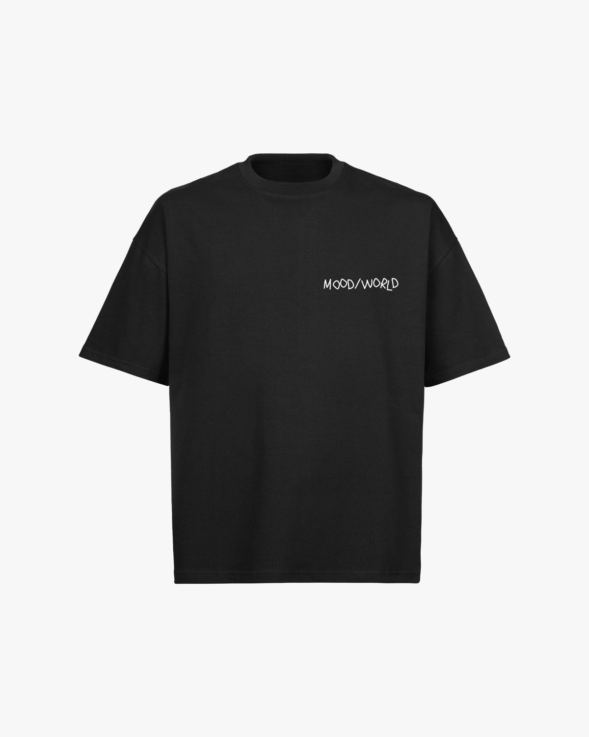 'WISH YOU WERE VEGAN Handwritten' - Organic Oversize Shirt