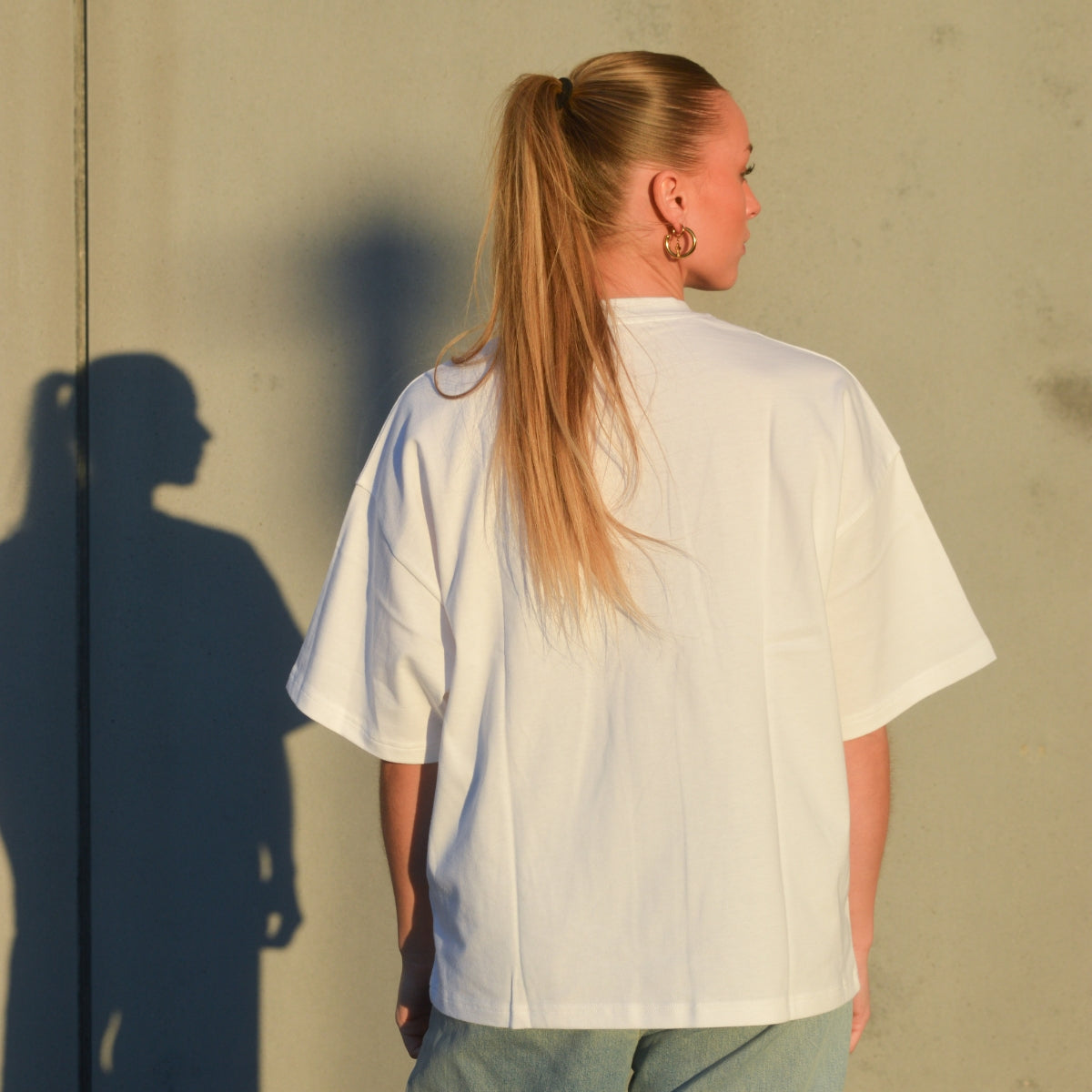 MW//E 'LOGO' - Organic Oversize Boxy Shirt