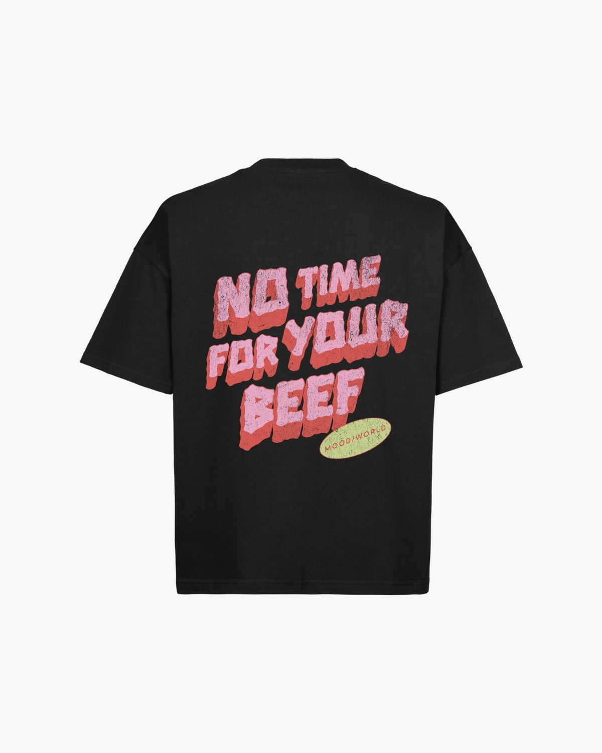 'NO BEEF' - Organic Oversize Shirt