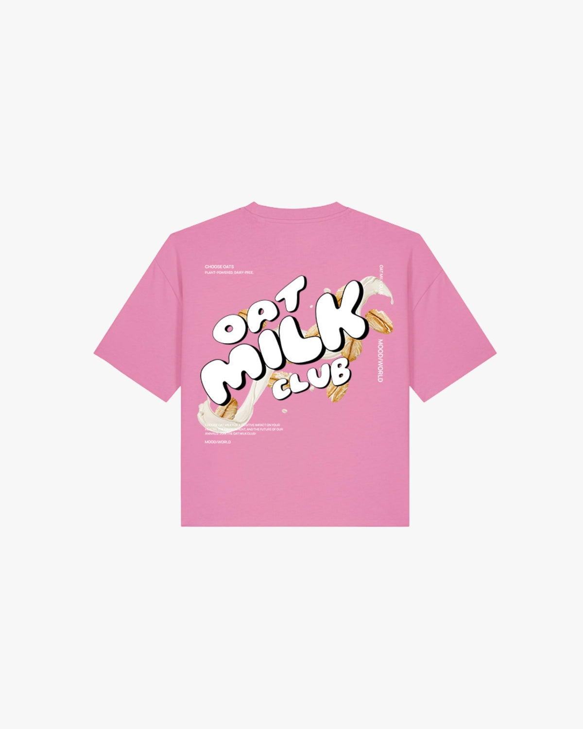 'OAT MILK CLUB' - Ladies Organic Boxy Shirt