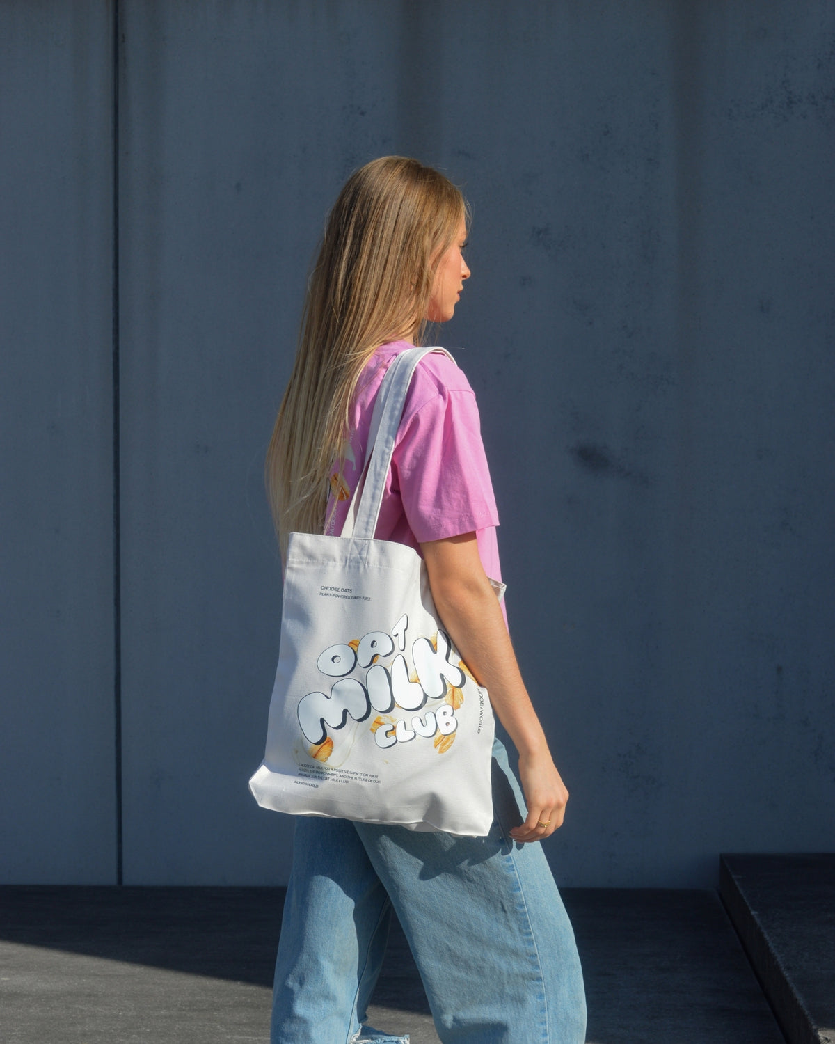 'OAT MILK CLUB' - Organic Tote-Bag