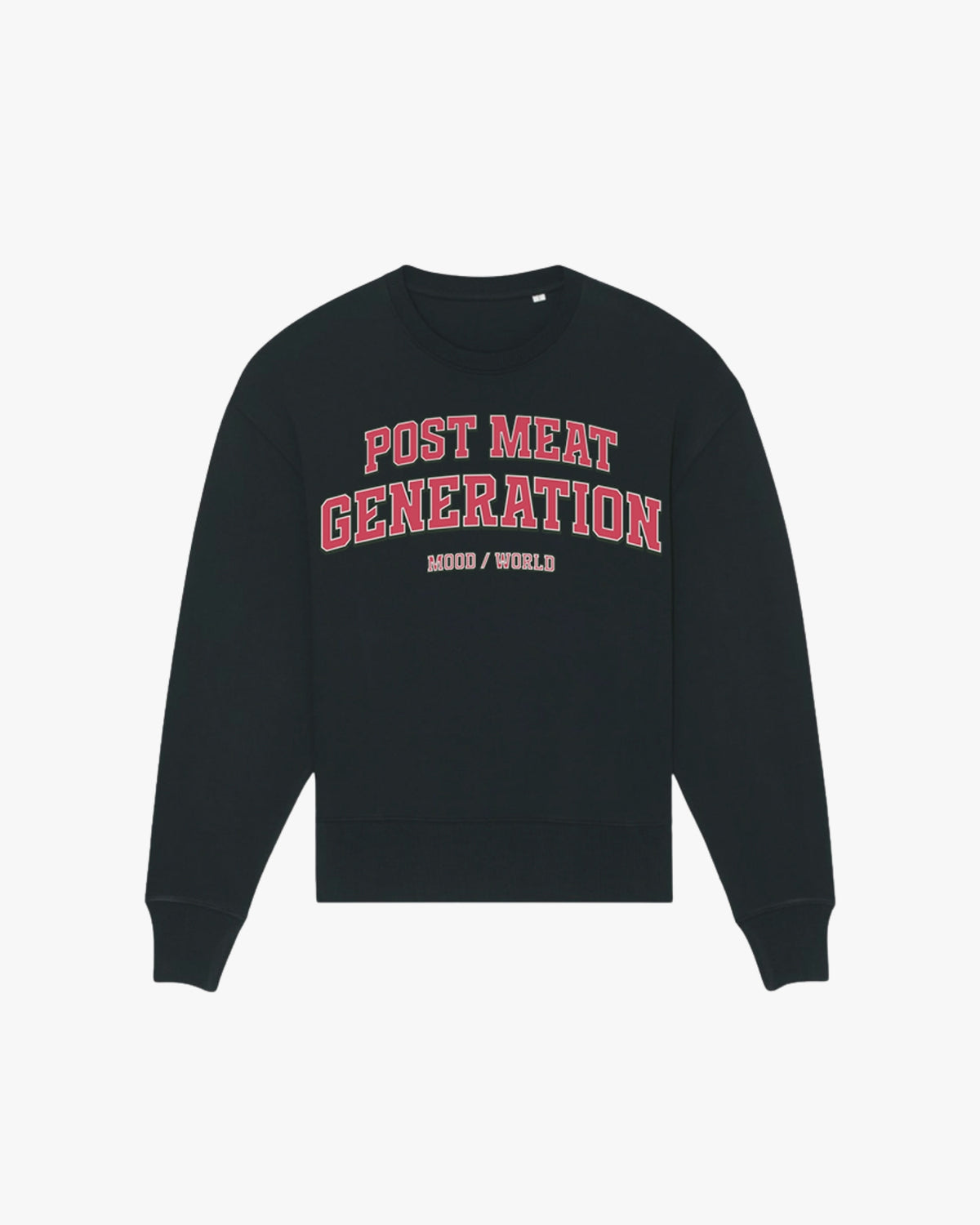 'POST MEAT GENERATION University' - Organic Oversize Sweatshirt