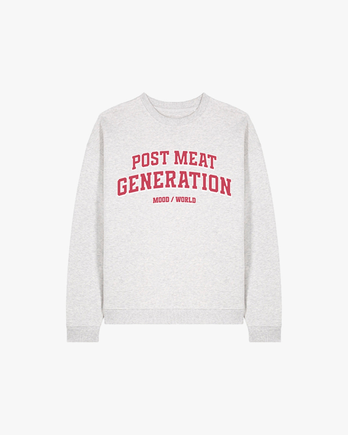 'POST MEAT GENERATION University' - Organic Oversize Sweatshirt