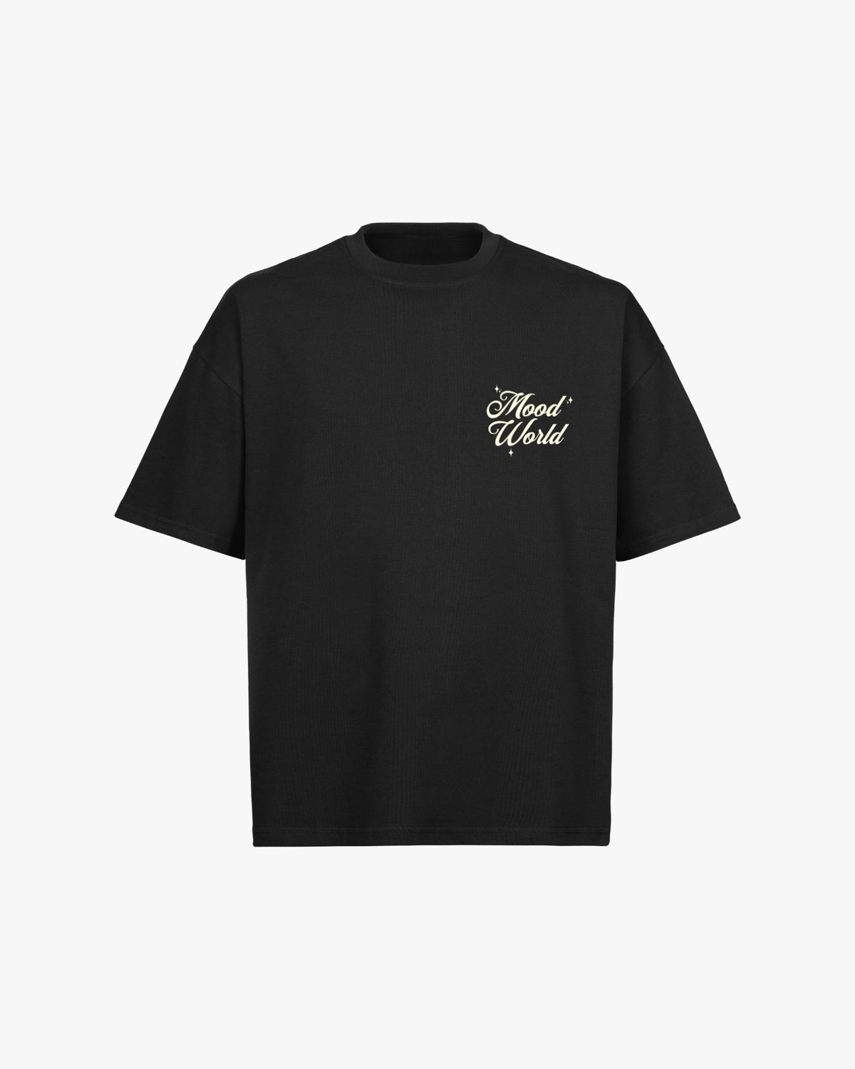 'WISH YOU WERE VEGAN Stars' - Organic Oversize Shirt